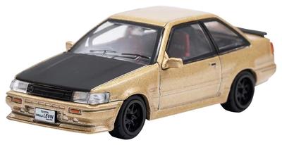 DIECASTTEAM 1/64 Toyota Corolla Levin RHD Gold Finished Product