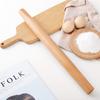 Wood French Rolling Pin for Baking, QUELLANCE Wooden Dough Roller with Silicone Baking Mat, Beech Wood Rolling Pins for Baking Dough, Pizza, Pie,