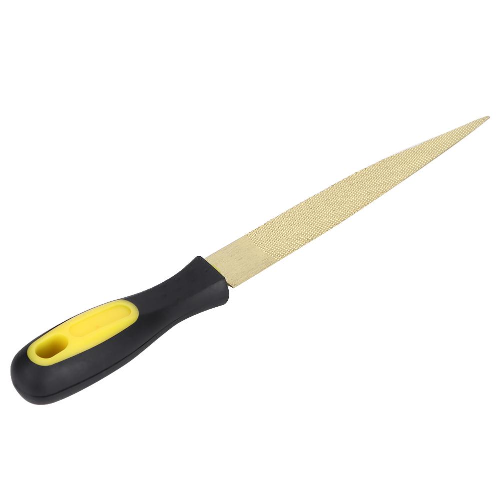 Wood File Golden Tapered Wood File Rasp DIY Craft Carpenter Woodworking Carving ToolGold File 8in