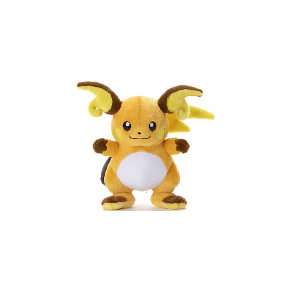 Pokemon Raichu Plush Toy 23cm Height Soft Stuffed Animal