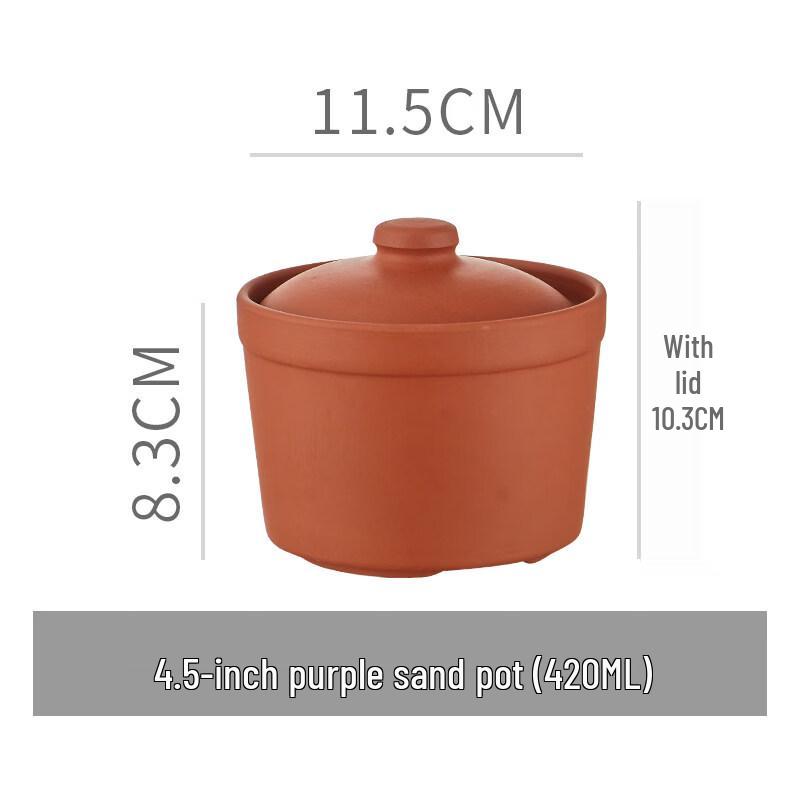 

Purple Clay Double-Lid Stew Cups (8-Piece Set)