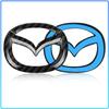 For Mazda 6 3 CX5 5 2 323 CX7 Demio Atenza Axela MX30 CX30 CX3 CX9 RX8 RX7 ABS Car Steering Wheel Center Emblem Sticker Accessories