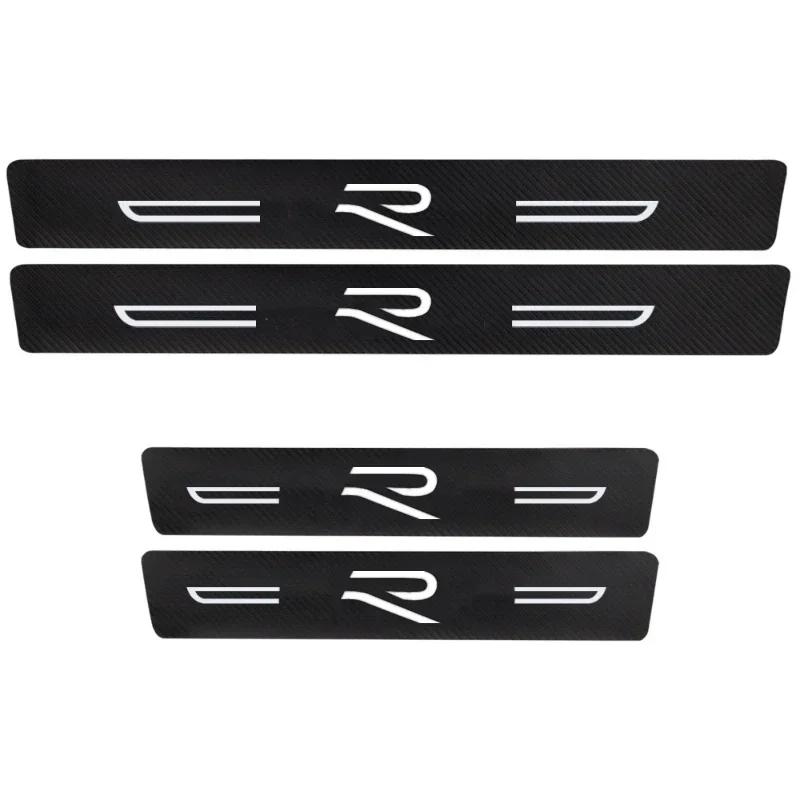 For VW VOLKSWAGEN 2026 New For Volkswagen R LINE Polo BORA GTI Golf Jetta Tiguan Touran Passat T-Roc Car Door Sill Protector Pla