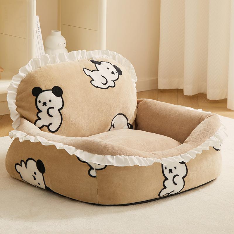 

Кошачье гнездо Зимняя теплая подушка Утолщенный кошачий диван Кошачья кровать Безопасность Кошачья комната Кошачье гнездо Зимняя милая теплая подушка S