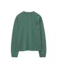 STENDS [M~4Xl] Pigment Long Sleeve Pocket T-Shirt_Green