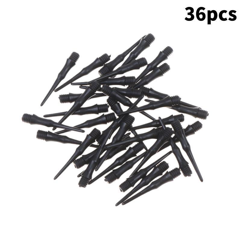 

36/50/100Pcs Short Soft Safety Plastic Dart Tips Stubby Points Wear-Resistant Durable Shafts Flights Darts Outdoor Sports 36Pcs чорний