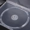 6 Stück CD-Box Tragbar Transparent DVD-Aufbewahrungsbox Große Kapazität Separate Fächer Äußeres Folien-Etikettenfach für Musikfilme