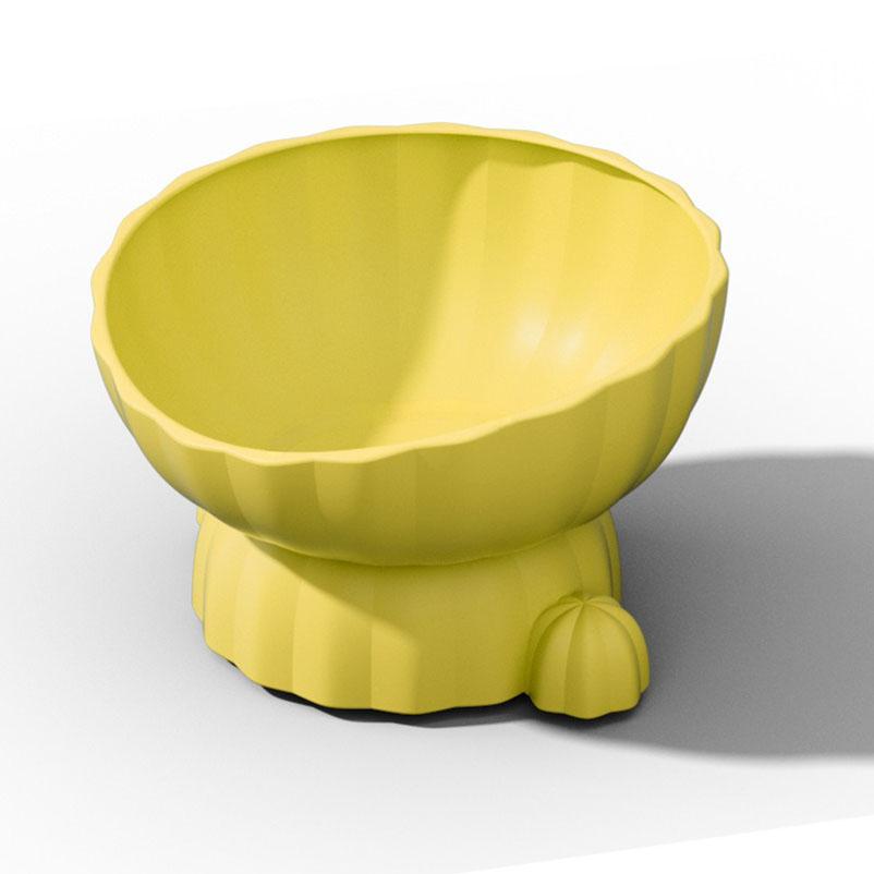 

Cactus Pet Ceramic Bowl Cat Dog Dogs Neck-Protection Oblique Mouth Feeders Anti Black Chin Water Food Container