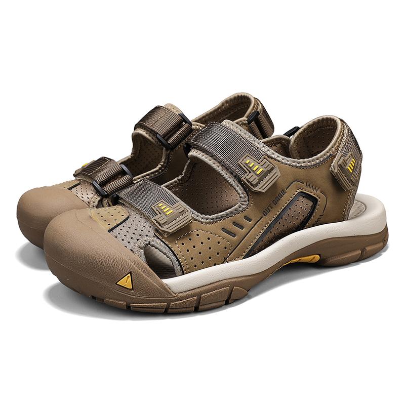 

Fashion Comfortable Slippers Simple Leisure Walk Beach Shoes Outdoor Wading Aqua Shoes Fashion Men s Casual Sandals Summer Walking Shoes 46 хаки
