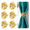 Metal Napkin Ring Buckles Gold Leaf Dinning Table Decoration  for Wedding Birthday Party