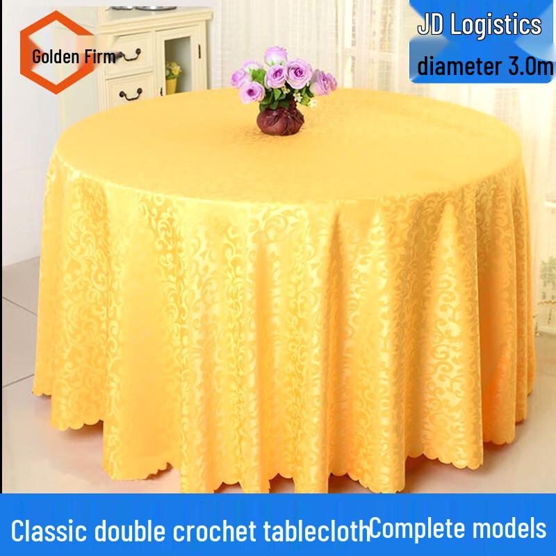 Pogrubiony Okrągły Obrus do Hotelu i na Wydarzenia