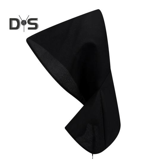 Halloween Hat Retro Steampunk Cosplay Hat Lace-up Shawl Cap Wizard Sorceress Role Play Haunted House Carnival Party Costume