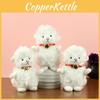 Creative Bell Sheep Plush Doll Keychain Cute Lamb Design Adorable Backpack Decoration