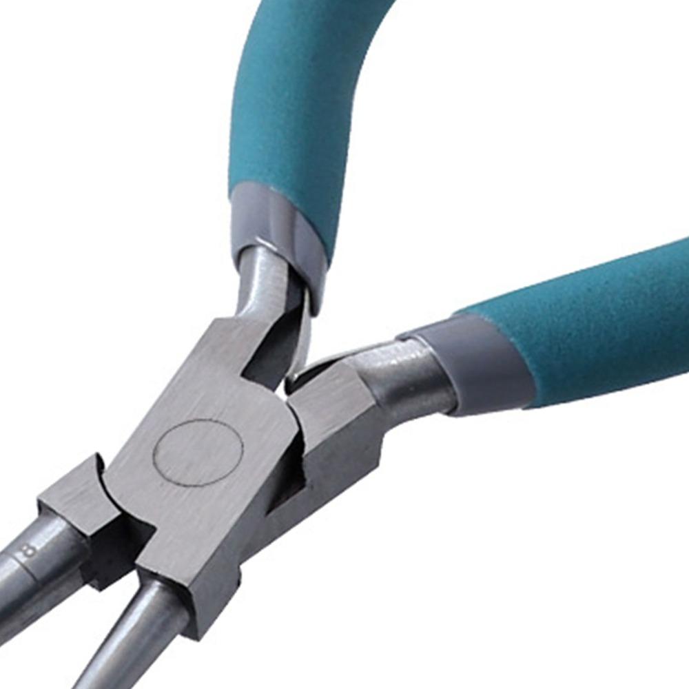 Comfortable Contoured Grip Round Nose Pliers Jewelry Making Pliers For DIY Jewelry Crafts