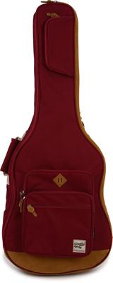 Acoustic/Electric Guitar Case with Protective Cushion, IAB541-WR, Wine Red