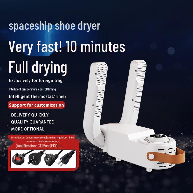 Smart Portable Shoe Dryer with Timer and Odor Removal
