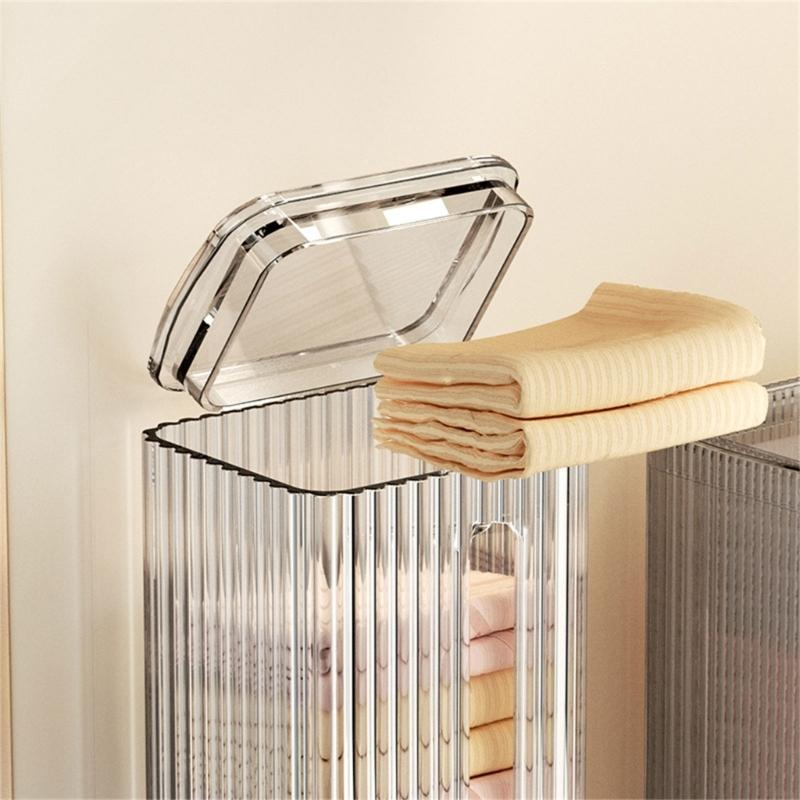 Wall Mounted Socks and Underwear Organizer Box Space Saving Panties Storage Case Plastic Bag Dispenser for Kitchen