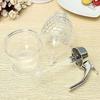 200ml Diamond Shaped Glass Honey Dispenser Tools Juice Syrup Bee Drip Dispenser Kettle Kitchen Accessories Ketchup Sauce Bottles