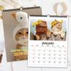 1 Stück, 2026 Hochauflösender Katzenkalender - Lustige Katzen, 12 verschiedene Designs, Kalender, Geburtstag, Weihnachten, Neujahrsgeschenke