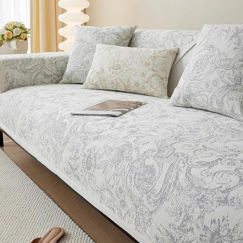 

Четыре сезона универсальная нескользящая новая французская стильная ретро-чехол для дивана тканевая подушка легкая роскошная диванная подушка из синели 70x70cm