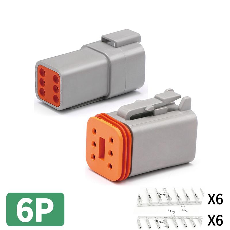 1/5/10 Sets DT 2P/3P/4P/6P/8P 22-16AWG Waterproof Deutsch Connector deutch connectors Plug Kit DT06-2S DT04-2P DT04-3P