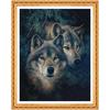 5d DIY Diamond Painting Runde Diamantbroderi Dyr Wolf Diamond Runde Diamant Painting