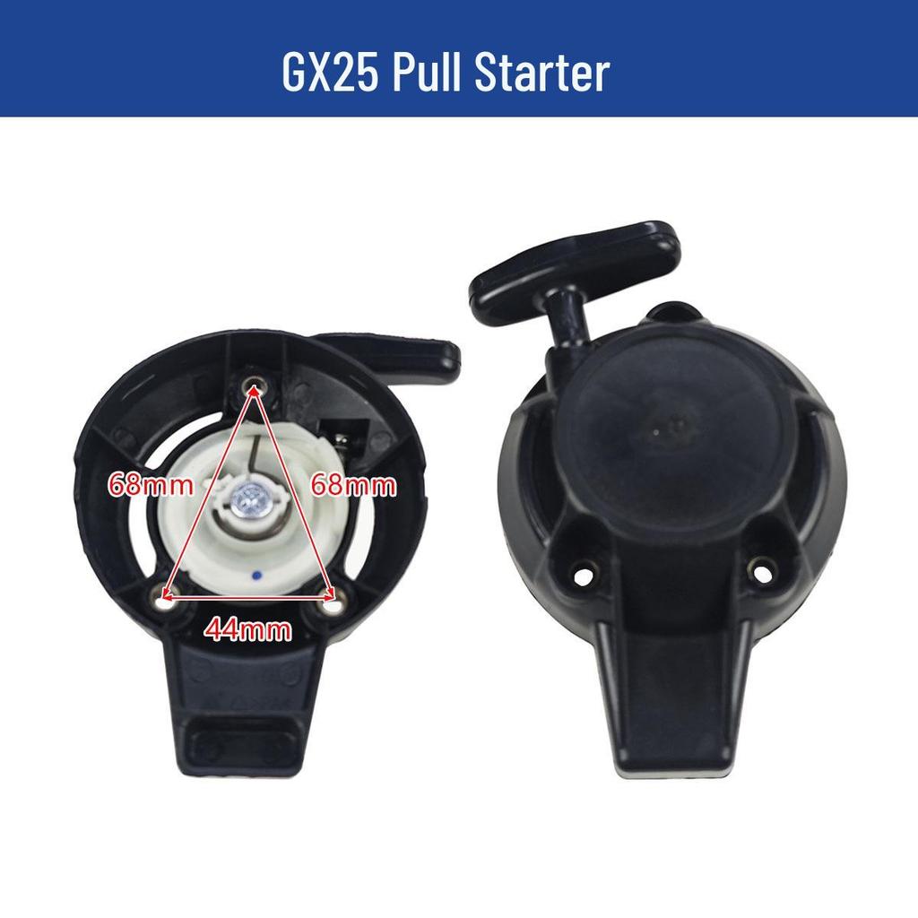 GX25 Lawn Mower Parts: Ignition Coil, Carburetor, Starter, Oil Can, Spark Plug for Four-Stroke Gasoline Engine