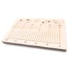 KATOMOKU Cutting Board for Helpers km-87 with Measuring Marks, Paulownia Wood (Natural Wood)
