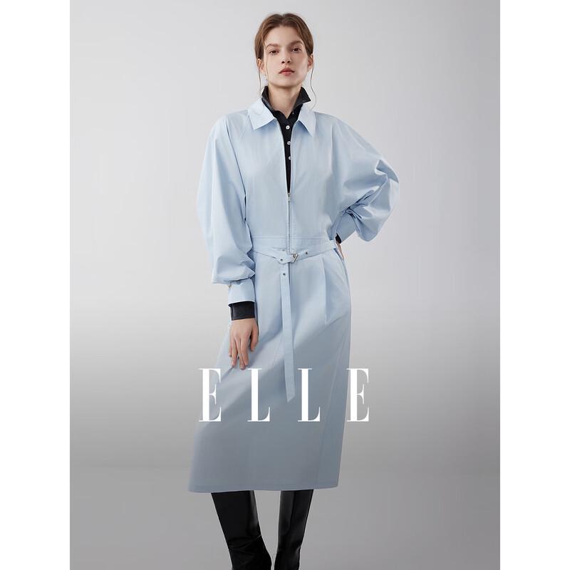 Женское современное платье-рубашка с лацканами от ELLE S