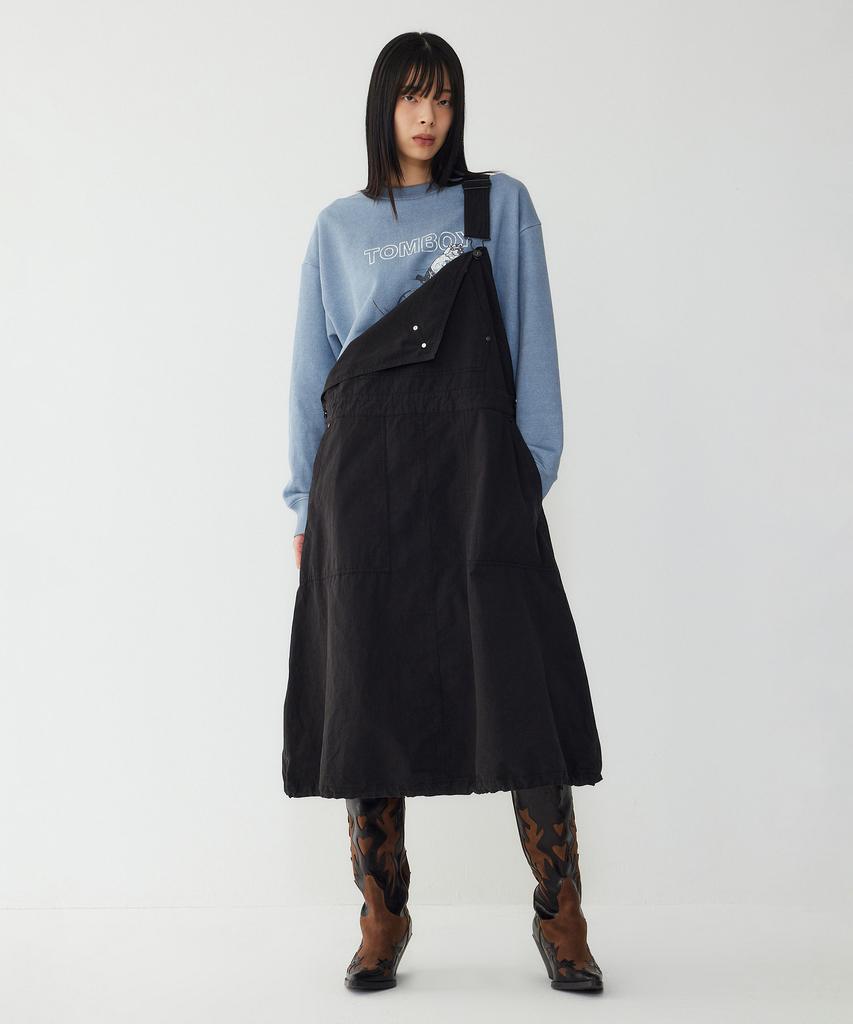 STUDIO TOMBOY Overall Cargo Dress_Black 9176241982