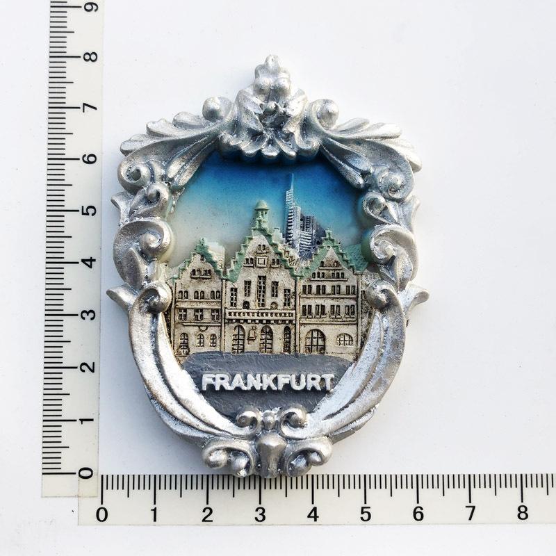 Niemcy Magnesy na lodówkę 3D Pamiątka z turystyki Magnesy na lodówkę z żywicy Kolekcja naklejek Rękodzieło Prezent Artykuły dekoracyjne