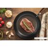 Pearl Metal Frying Pan, Black, 20cm, Rust-Resistant Iron, Nitrided Finish, HC-550