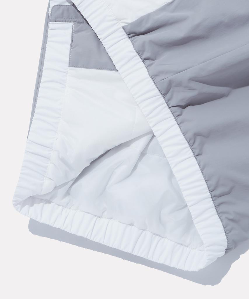 Reebok Sporty Colorblock Padded Jacket - Light Gray