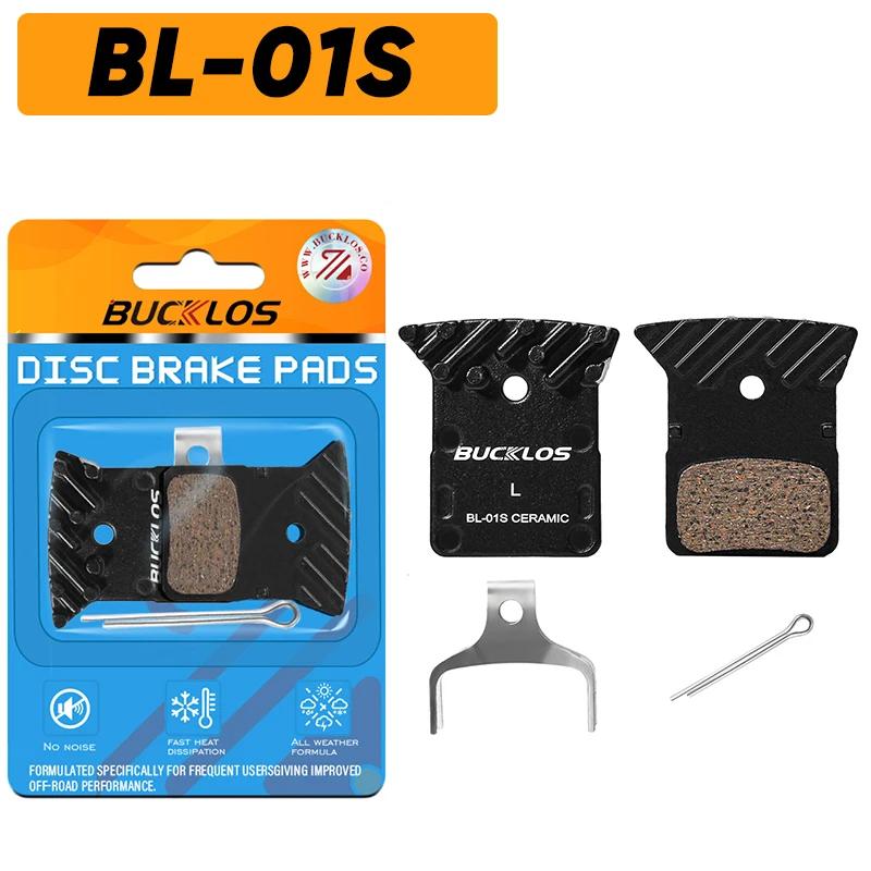 BUCKLOS Ceramic Brake Pads Bike MTB Hydraulic Brake Disc Pads Mountain Road Bike Brake Disk Pads for Bicycle Brake Accessories