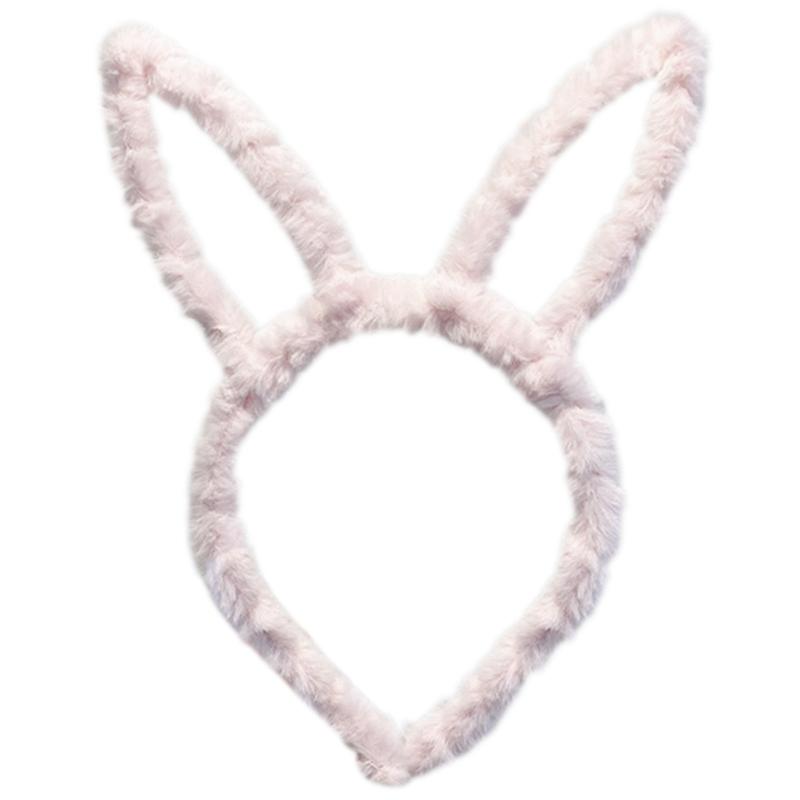 Diadema de Orejas de Conejo Peluche Orejas de Conejo de Pascua Linda Accesorios de Disfraz Cosplay para Niños y Adultos Talla Única 8 Colores