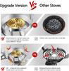 3900W Windproof Camping Stove Gas Cooking Burner Portable Propane Burners with Piezo Ignition for Outdoor Backpacking Picnic Hiking