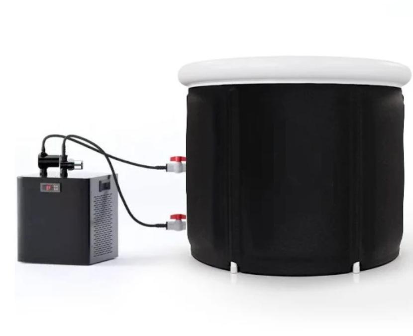 Portable Foldable Ice Bath Tub for Adults - Inflatable, Compact, Athletes Chill