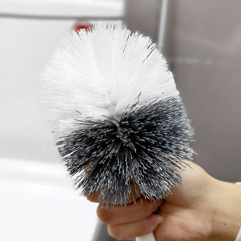 S-shaped toilet brush, bathroom brush, toilet cleaning brush DD-12331 white