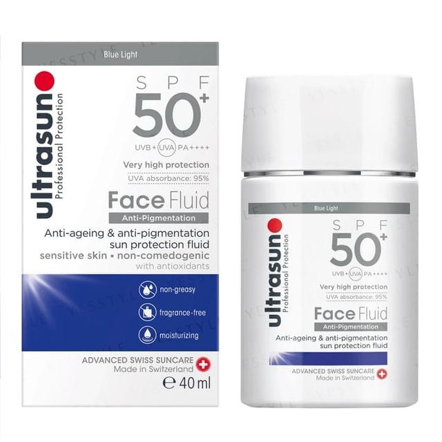 

ultrasun - Face Fluid Anti-ageing & Anti-pigmentation Sun Protection Fluid SPF 50+ PA++++ 40ml