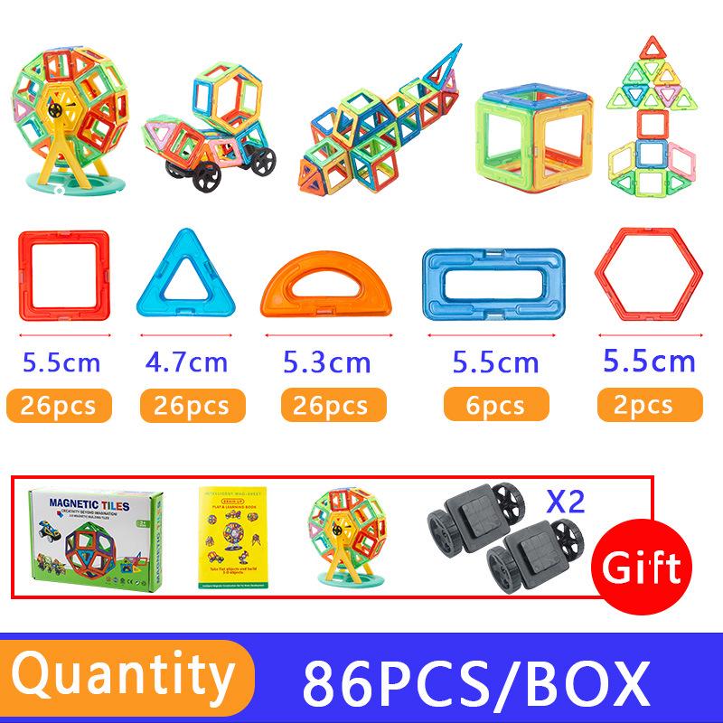 Magnetic Building Blocks for Kids - Educational and Strong Magnet Toy Set