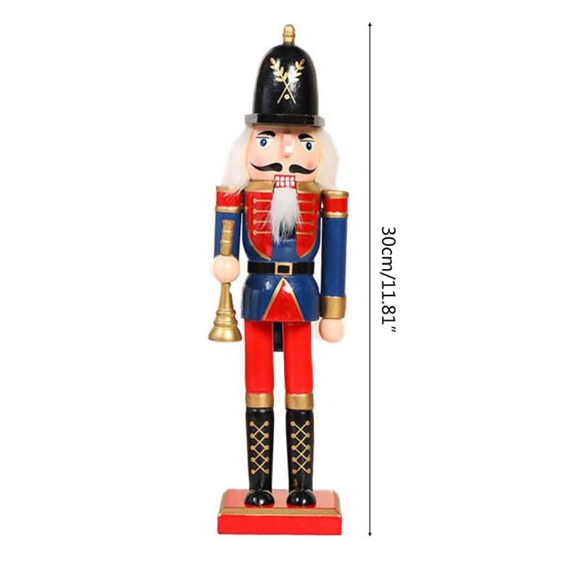Christmas Nutcracker Ornament Set Mini Wooden Nutcracker Christmas Ornaments