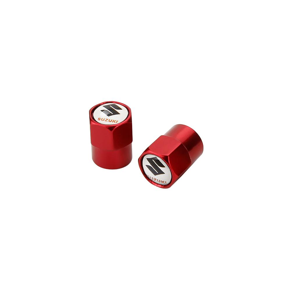 Metal Car Tyre Valve Caps Exterior Accessorie For SUZUKI Swift SX4 s cross Jimny Samurai Vitara xl Alto Liana ignis Grand vitara