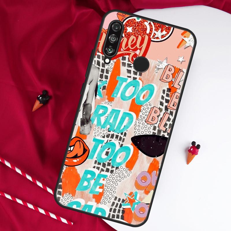 Summer Aesthetic Collage For Huawei Nova 5T 9 10 SE 7i 8i 11i 12i Y73 Y90 Y70 Y72 Y61 Y91 Y60 P20 P40 P30 Lite Case