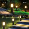 Solar Stainless Steel 3-LED Modern Waterproof Outdoor Garden Lamp
