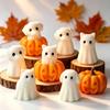 Easy Releases Silicone Mould for Halloweens Candle Pumpkin Specters Designs Crafting Supplies