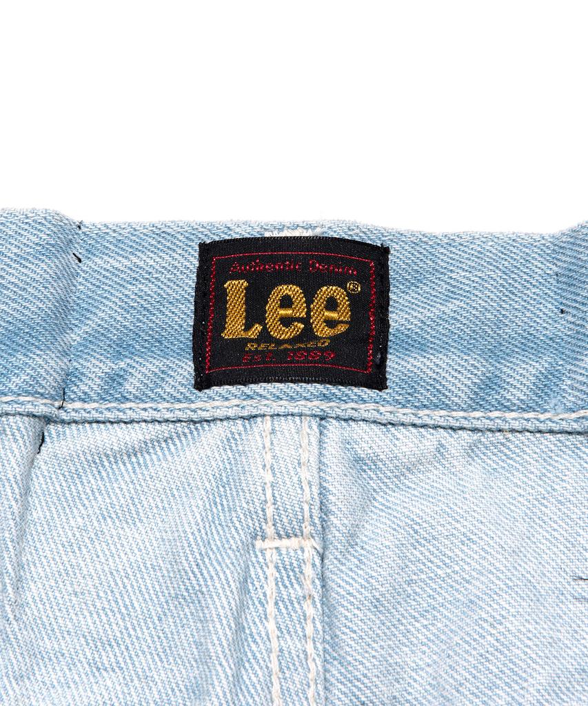 LEE Men Relaxed Fit Painting Denim Pants Indigo Light