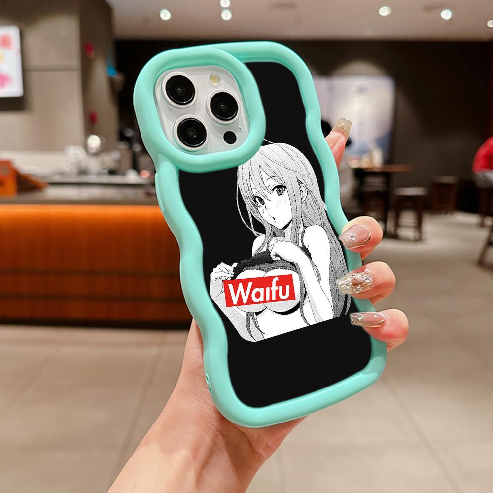 Ae81 Hentai Harajuku Anime Girl art Protective Phone Cases for Samsung S24 Plus S23 Ultra A14 A55 A06 Honor Motorola OnePlus Big Wave TPU Back Cover