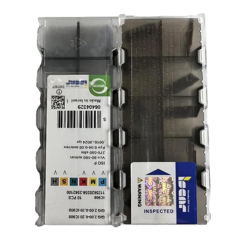 ISCAR / GIG2.00-0.20 IC908 /Industrial indexable Carbide Inserts 10 PCS