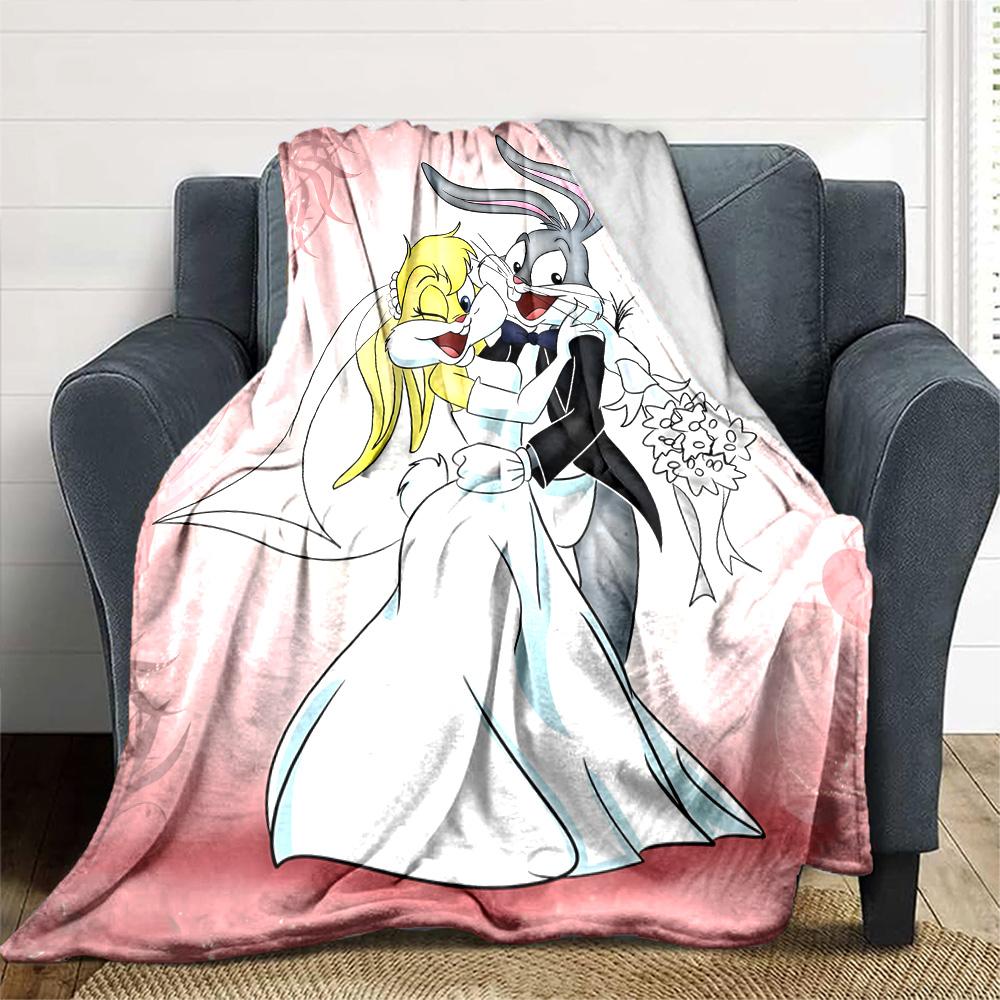 Looney Tunes Blanket Ultra-Soft Great for Bed Office Chair Couch for All Seasons Modern Gifts For Family Or Friends