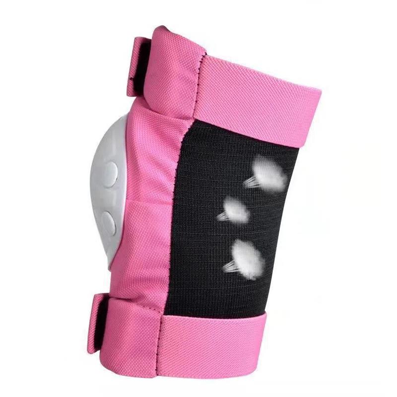 7-Piece Children's Protective Gear Set - Roller Skating Helmet, Knee And Elbow Pads For Skateboarding, Balance Biking, And Outdoor Sports